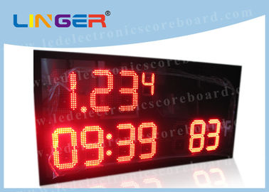 Ημι - ψηφιακό ρολόι των υπαίθριων οδηγήσεων με τη λειτουργία 15kgs χρόνου/θερμοκρασίας