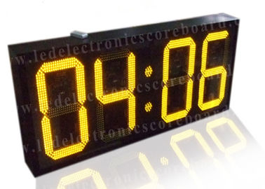 20 εμπορικό ψηφιακό ρολόι χρώματος ίντσας το κίτρινο, οδήγησε το σχήμα 88/88 ρολογιών επίδειξης