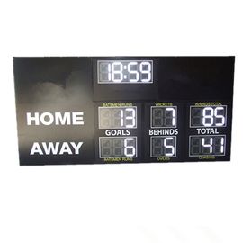 Υψηλό ρολόι πινάκων βαθμολογίας ποδοσφαίρου φωτεινότητας ηλεκτρονικό με τα υποστηρίγματα εγκατάστασης