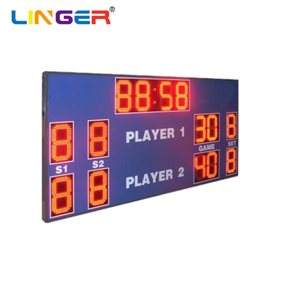 8» πίνακας βαθμολογίας επιτραπέζιας αντισφαίρισης ψηφίων ηλεκτρονικός με τον αθλητικό χρόνο