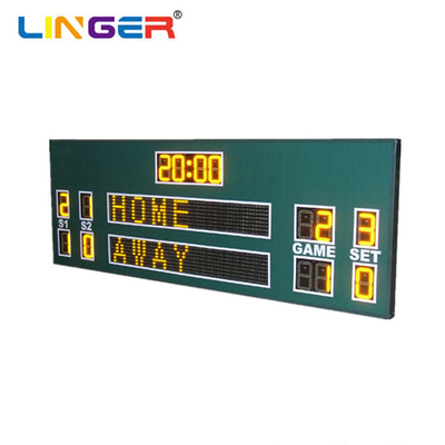 8» πίνακας βαθμολογίας επιτραπέζιας αντισφαίρισης ψηφίων ηλεκτρονικός με τον αθλητικό χρόνο