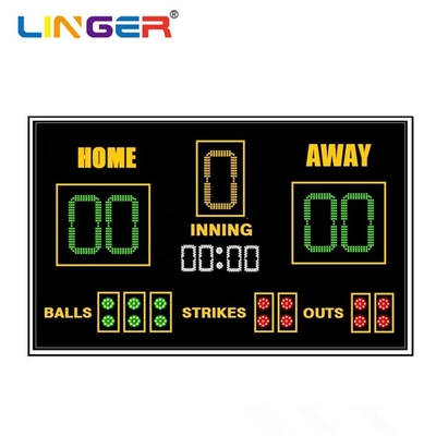 Πίνακας αποτελεσμάτων μπέιζμπολ LED υψηλού επιπέδου προστασίας με εύκολη εγκατάσταση και εύκολη συντήρηση
