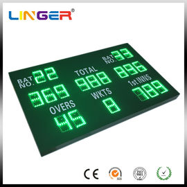 Πράσινος πίνακας βαθμολογίας γρύλων χρώματος ψηφιακός, ηλεκτρονικός αθλητικός πίνακας βαθμολογίας με το ασύρματο κιβώτιο ελέγχου