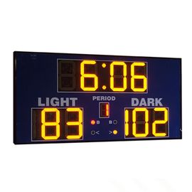 ρολόι παιχνιδιών καλαθοσφαίρισης 110V ~ 250V, ηλεκτρονικός πίνακας βαθμολογίας καλαθοσφαίρισης με το πυροβοληθε'ν ρολόι