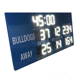 Προσαρμοσμένος οδηγημένος AFL γρύλος/ηλεκτρονικός πίνακας βαθμολογίας ποδοσφαίρου στο άσπρο χρώμα