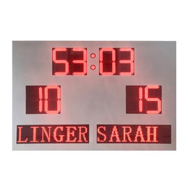 Προσαρμοσμένος οδηγημένος πίνακας βαθμολογίας ποδοσφαίρου, φορητό ηλεκτρονικό λευκό γραφείο πινάκων βαθμολογίας